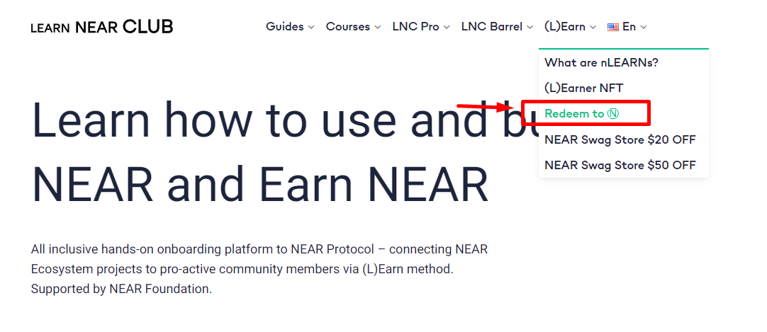 nLEARN points to NEAR